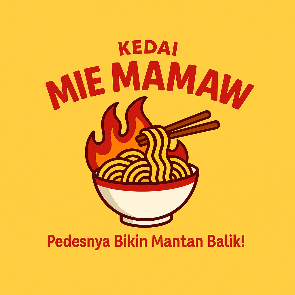 Logo Kedai Mie Mamaw